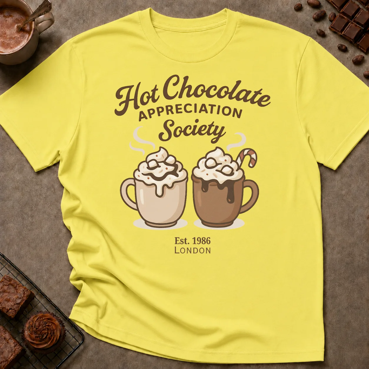 Hot Chocolate Appreciation Society T-Shirt - Image 4