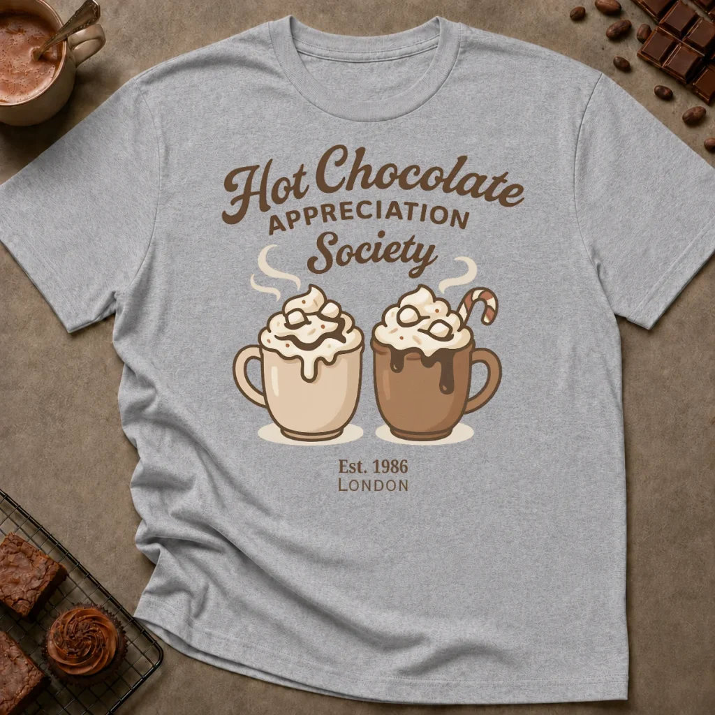 Hot Chocolate Appreciation Society T-Shirt