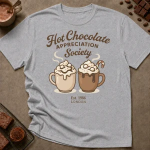 Hot Chocolate Appreciation Society T-Shirt - Image 1