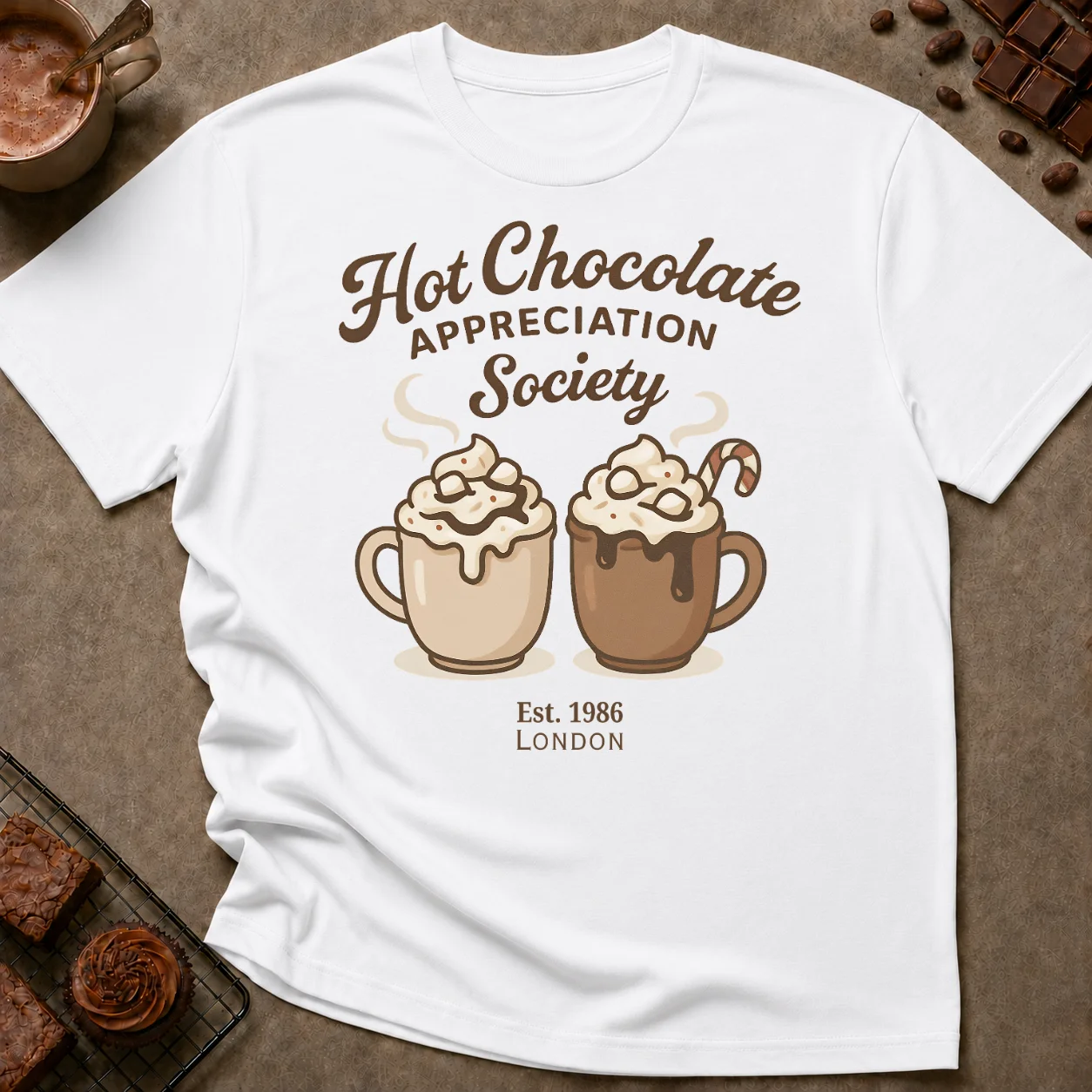 Hot Chocolate Appreciation Society T-Shirt - Image 5