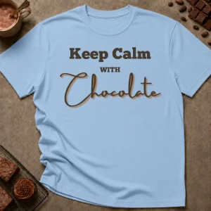 Keep Calm With Chocolate T-Shirt - Image 3