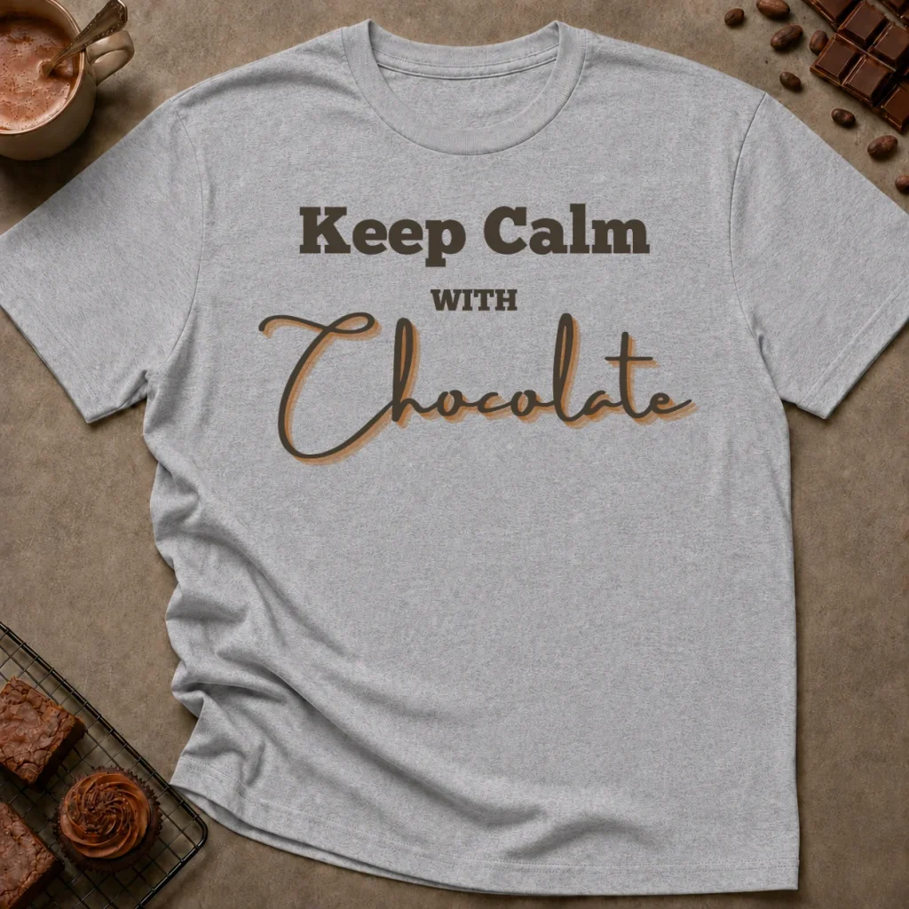 Keep Calm With Chocolate T-Shirt