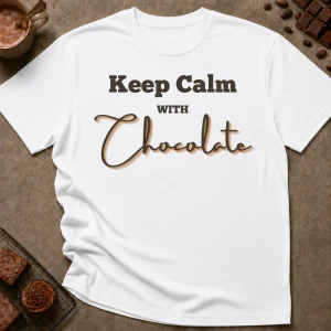 Keep Calm With Chocolate T-Shirt - Image 5