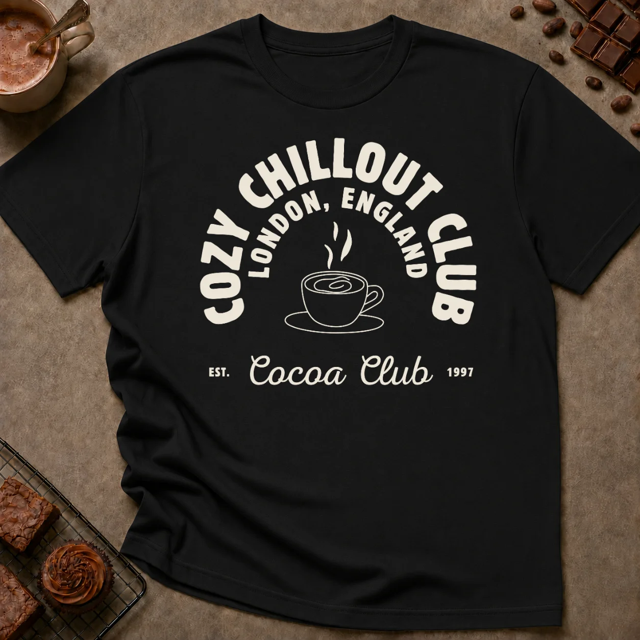 Cozy Chillout Club T-Shirt - Image 1