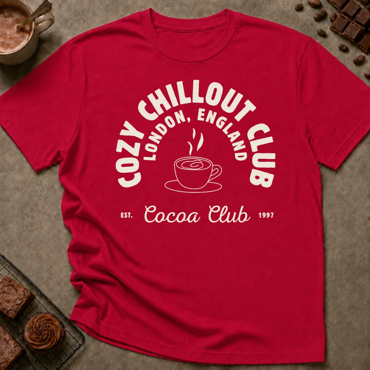 Cozy Chillout Club T-Shirt - Image 4