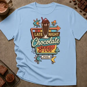 Late Night Chocolate T-Shirt - Image 7