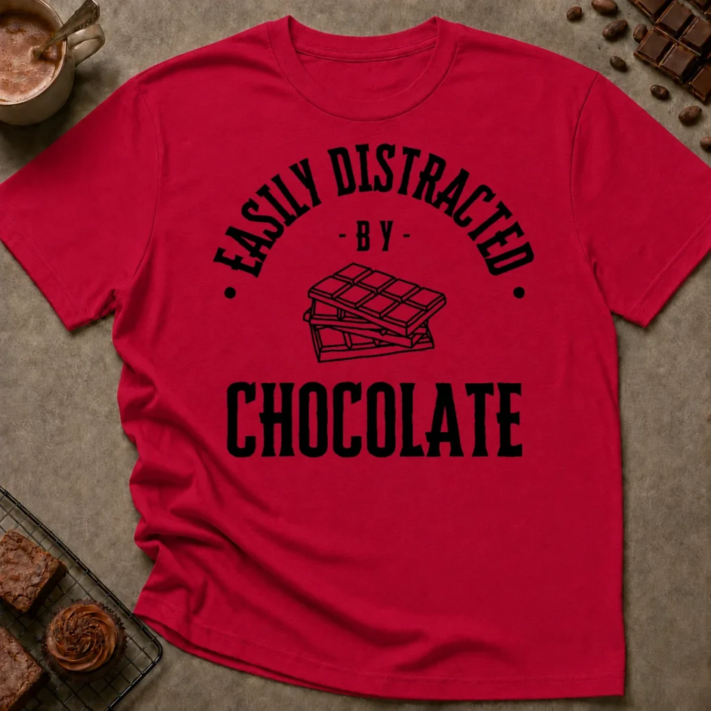 Easily Distracted by Chocolate T-Shirt