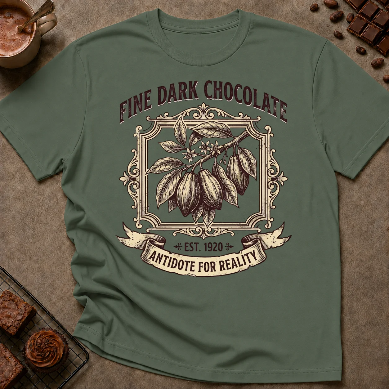 Fine Dark Chocolate T-Shirt - Image 2
