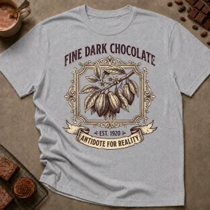 Fine Dark Chocolate T-Shirt - Image 1