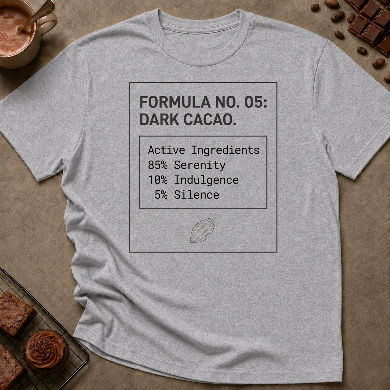 Dark Cacao T-Shirt - Image 1