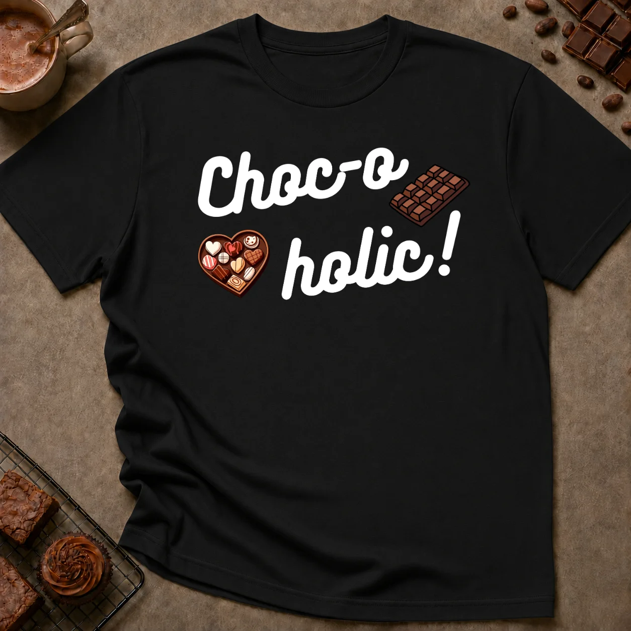 Neon Chocoholic T-Shirt - Image 1