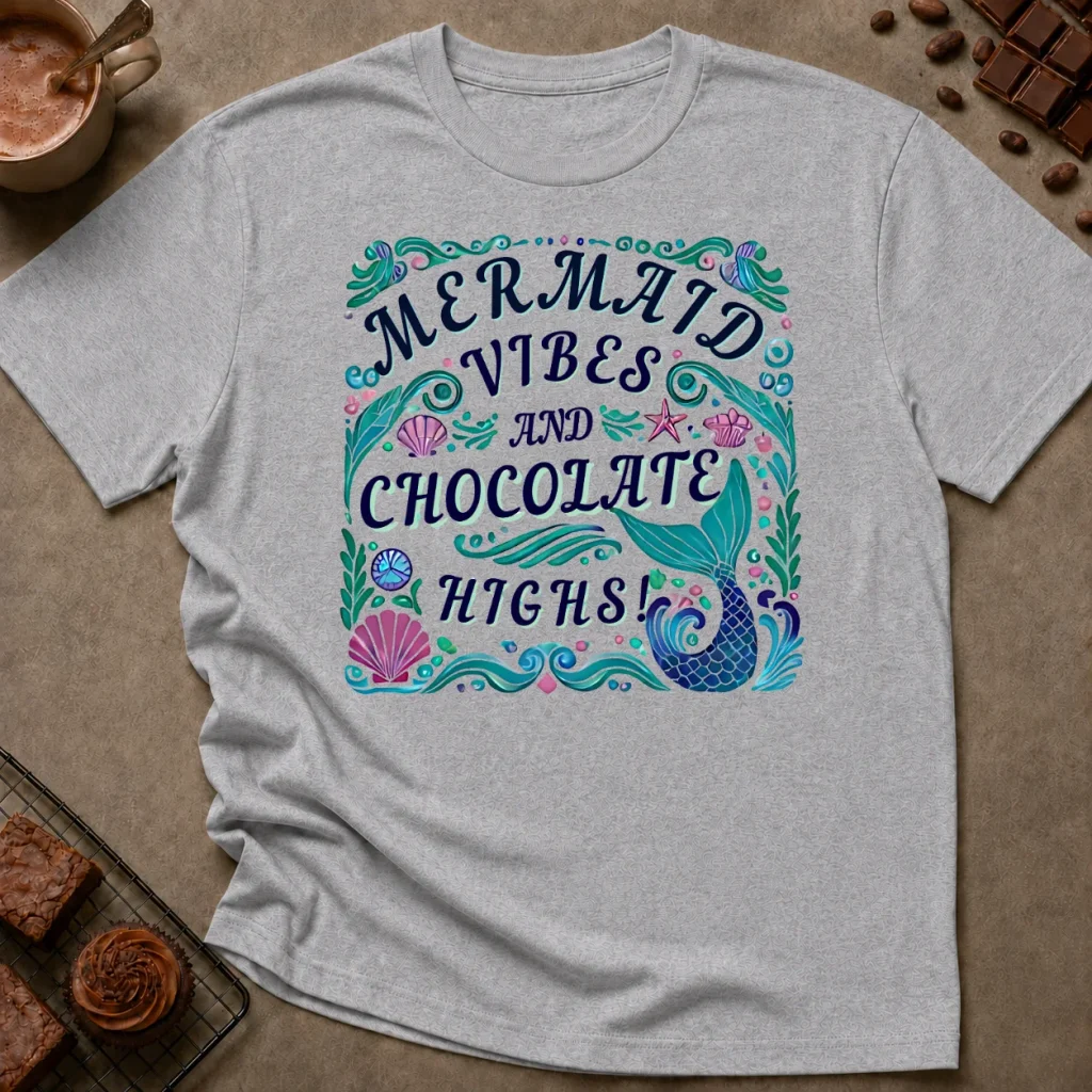 Mermaid Vibes Chocolate Highs T-Shirt