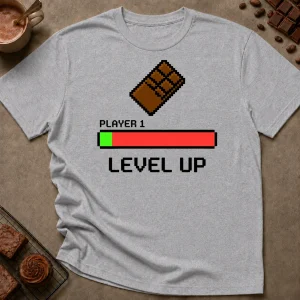 Player 1 Level Up T-Shirt - Image 4