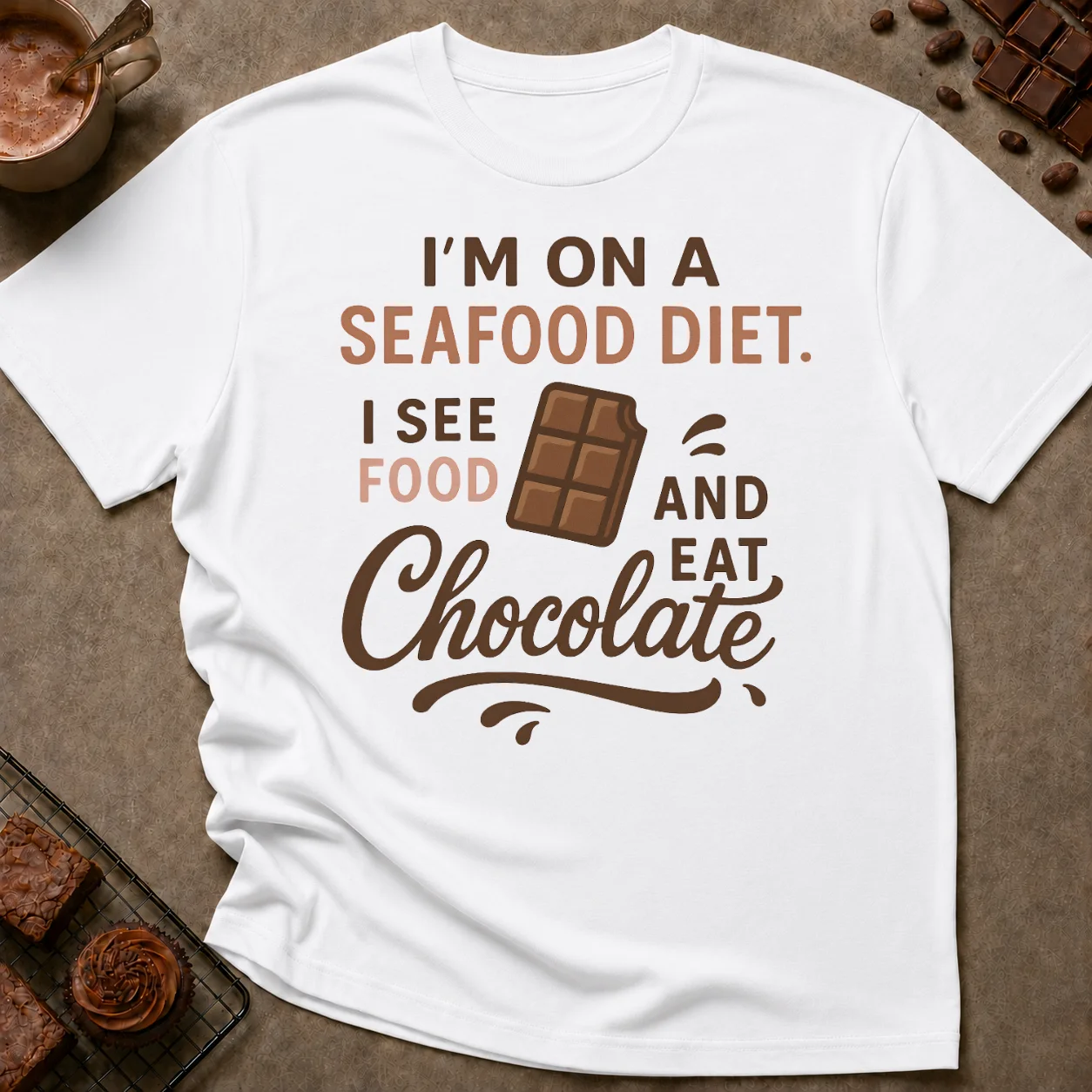 I See Food T-Shirt - Image 3