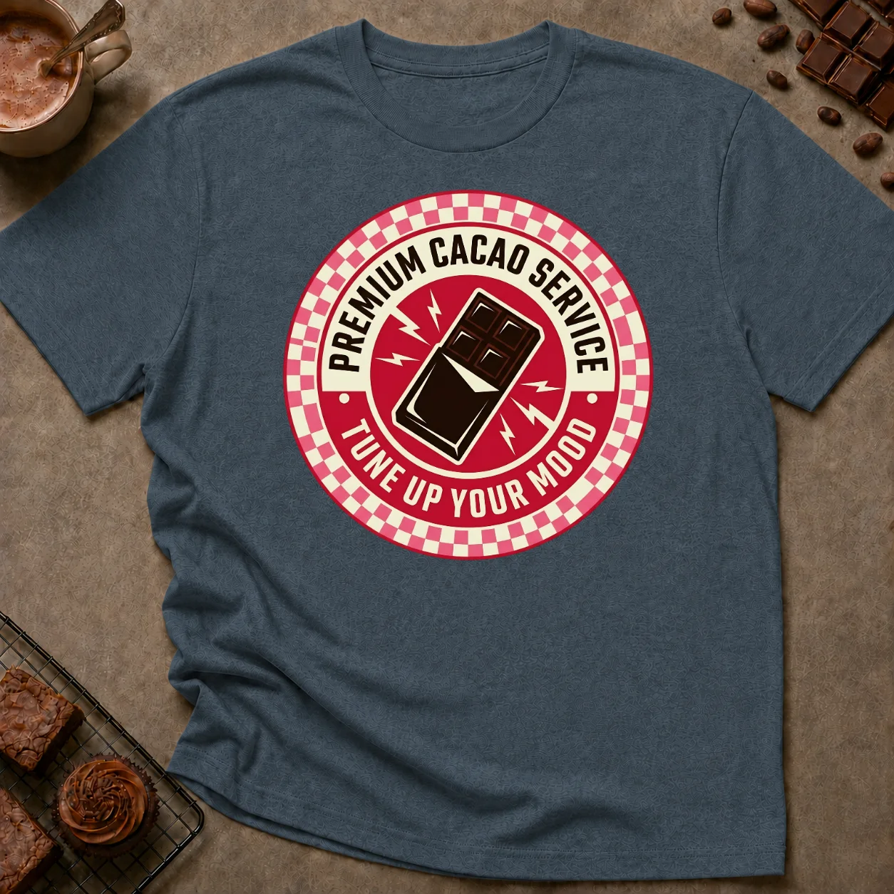 Premium Cacao Service T-Shirt - Image 4