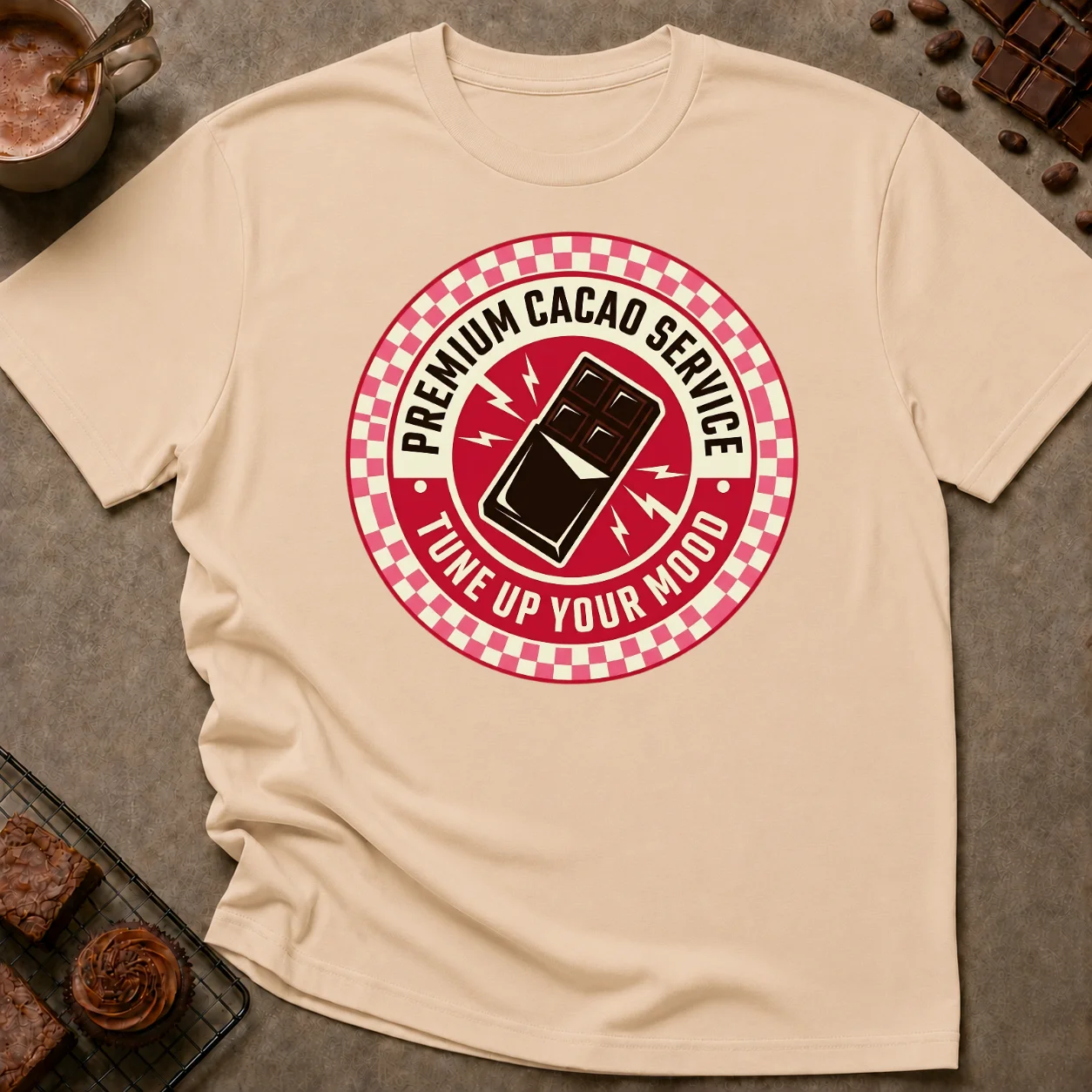 Premium Cacao Service T-Shirt - Image 5